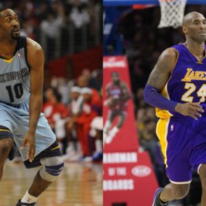 Gilbert Arenas (L), Kobe Bryant (R)