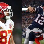 Travis Kelce, Tom Brady