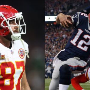 Travis Kelce, Tom Brady