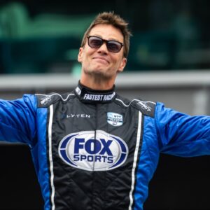 Tom Brady in attendance during the 109th Running of the Indianapolis 500 at Indianapolis Motor Speedway.