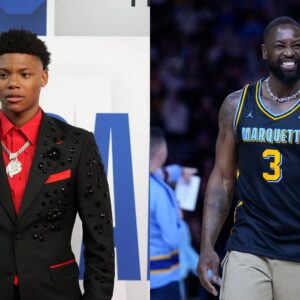 Ace Bailey (L) and Dwayne Wade (R)