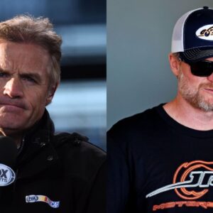 Kenny Wallace and Dale Earnhardt Jr.
