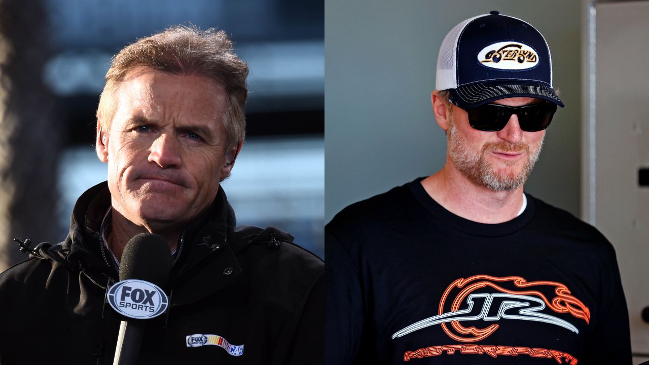 Kenny Wallace and Dale Earnhardt Jr.