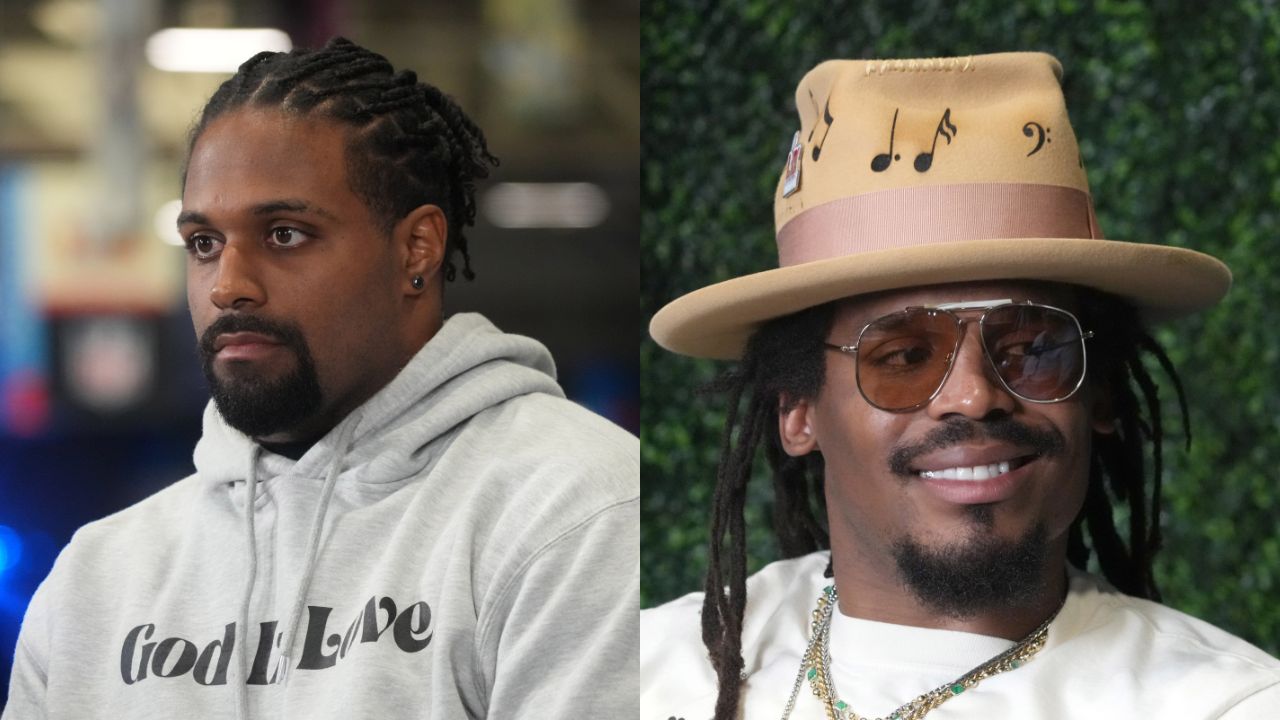 Cameron Jordan and Cam Newton