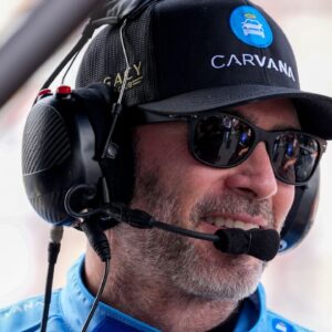 NASCAR Cup Series driver Jimmie Johnson (84) during qualifying at Charlotte Motor Speedway.