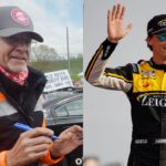 Kyle Petty and Carson Hocevar