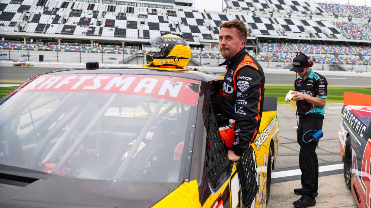 NASCAR Truck Series driver Frankie Muniz (33) during qualifying for the Fresh from Florida 250 at Daytona International Speedway.