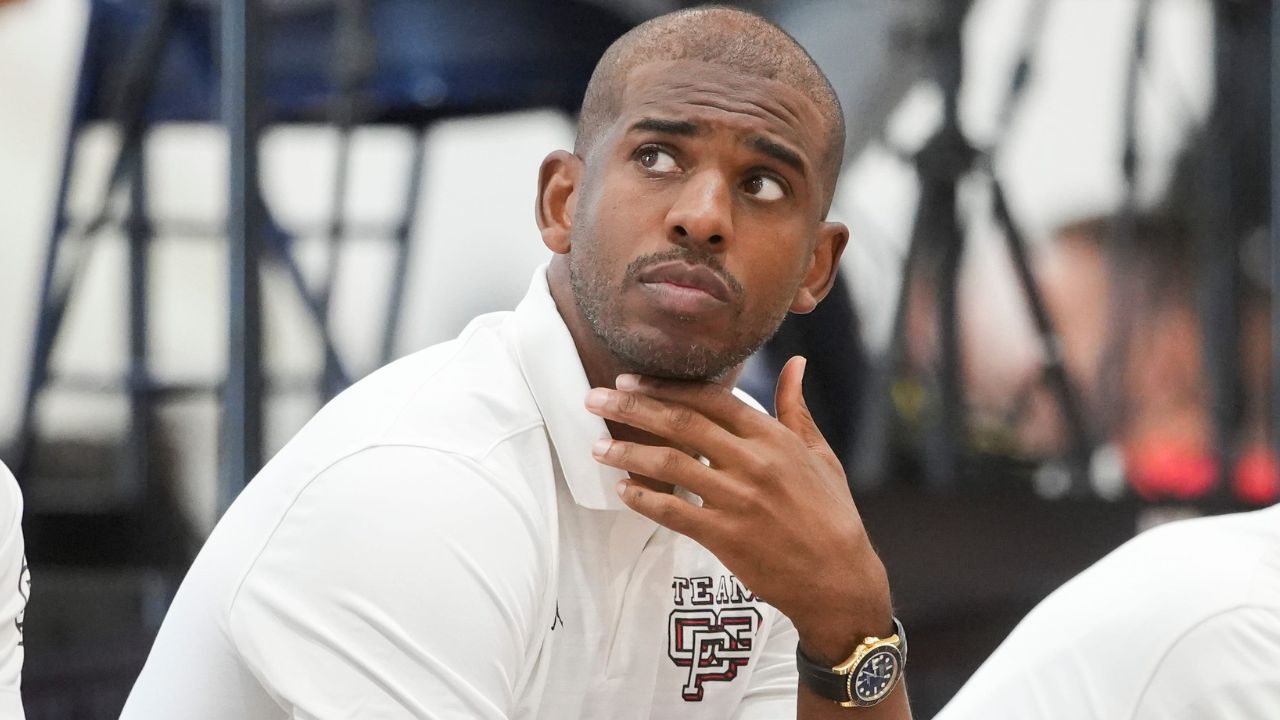 Chris Paul looking contemplative