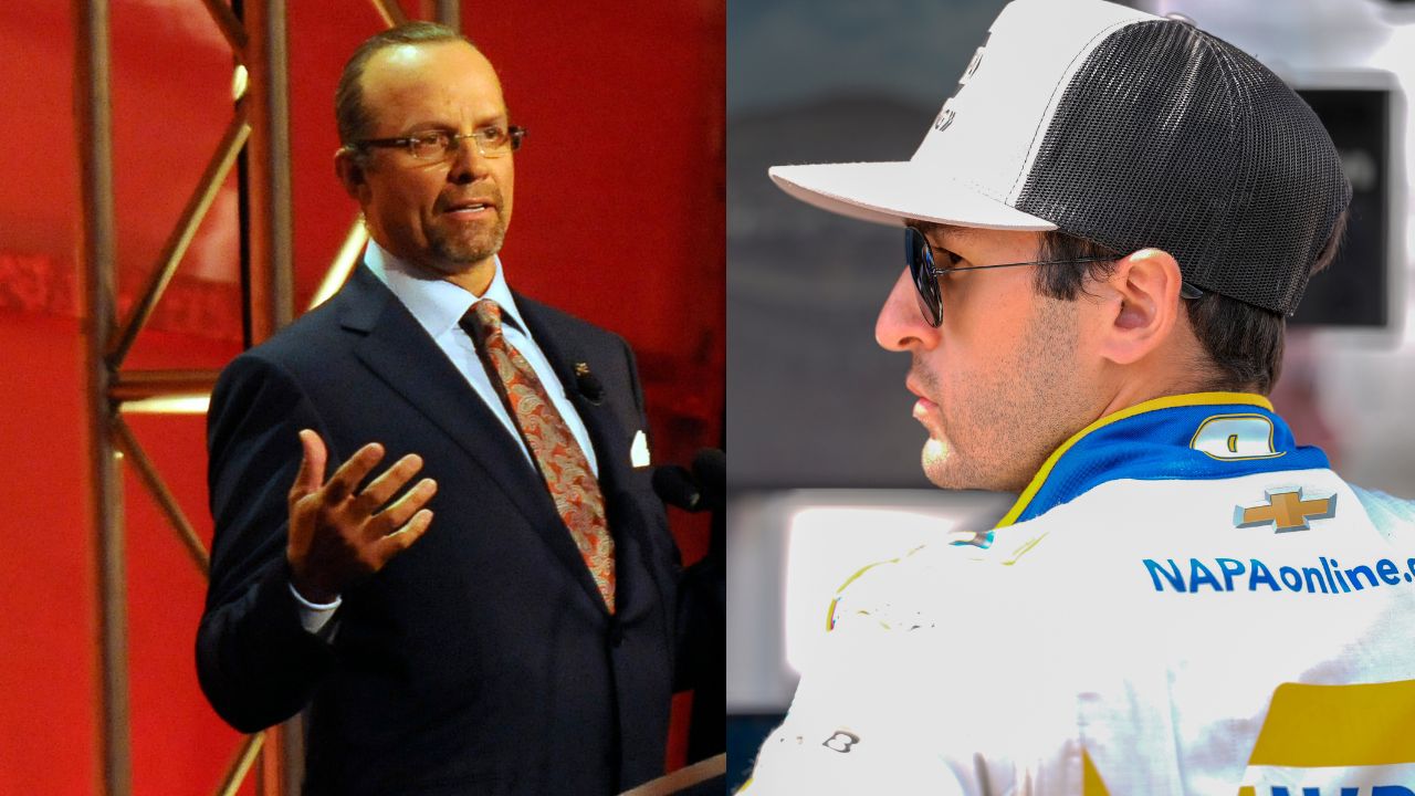 Kyle Petty and Chase Elliott