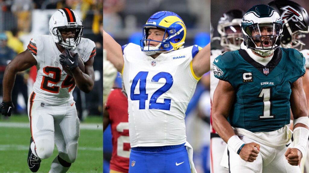 Nick Chubb, Ethan Evans, Jalen Hurts