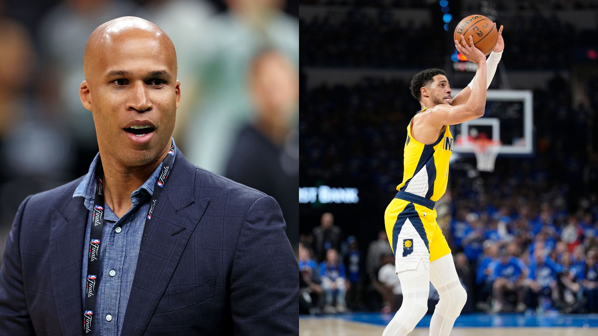 Richard Jefferson (Left) and Tyrese Haliburton (Right) Credits- USA Today Sports