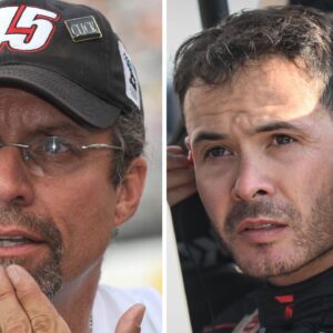 Kyle Petty and Kyle Larson