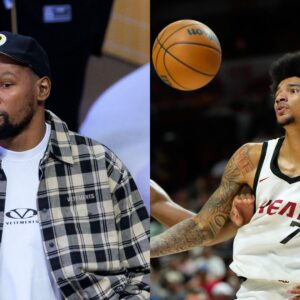 Kevin Durant (L) and Kel'e; Ware (R)