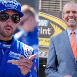 Chase Elliott and Kyle Petty