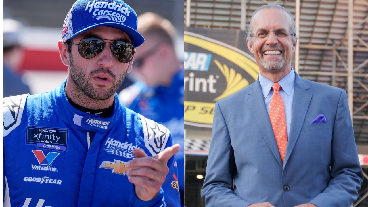 Chase Elliott and Kyle Petty