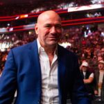 UFC president Dana White in attendance during UFC 300 at T-Mobile Arena.