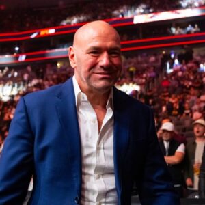 UFC president Dana White in attendance during UFC 300 at T-Mobile Arena.