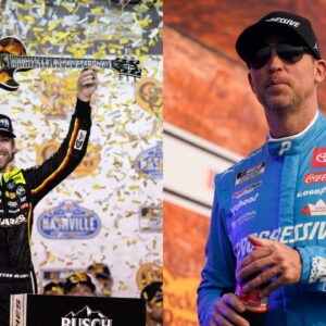 Ryan Blaney and Denny Hamlin