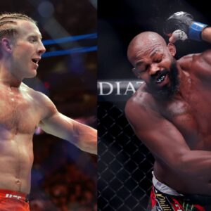 Paddy Pimblett (L), Jon Jones (R)