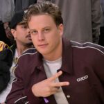 Cincinnati Bengals quarterback Joe Burrow attends the game between the Los Angeles Lakers and the Minnesota Timberwolves at Crypto.com Arena.