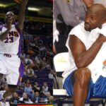 Jason Richardson (L), Michael Jordan (R)