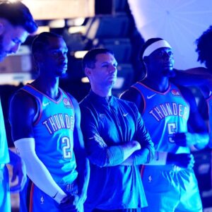 Oklahoma City Thunder core Homlgren, Gilgeous-Alexander, Williams