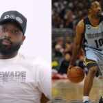 Dwyane Wade (L) and Gilbert Arenas (R)