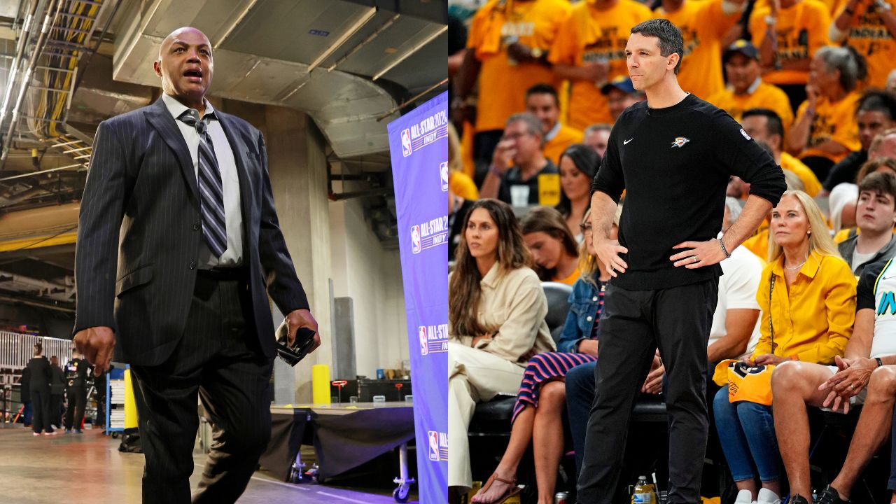 Charles Barkley (L), Mark Daigneault (R)