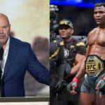 Dana White (L), Francis Ngannou (R)