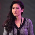 Mina Kimes during the Pro Bowl Skills Challenge at Nicholson Fieldhouse.