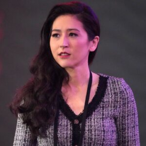 Mina Kimes during the Pro Bowl Skills Challenge at Nicholson Fieldhouse.