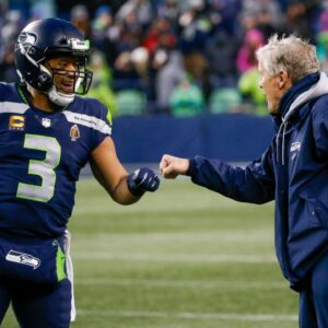 Russell Wilson and Pete Carroll