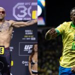 Charles Oliveira (L) and Vinicius Jr. (R)