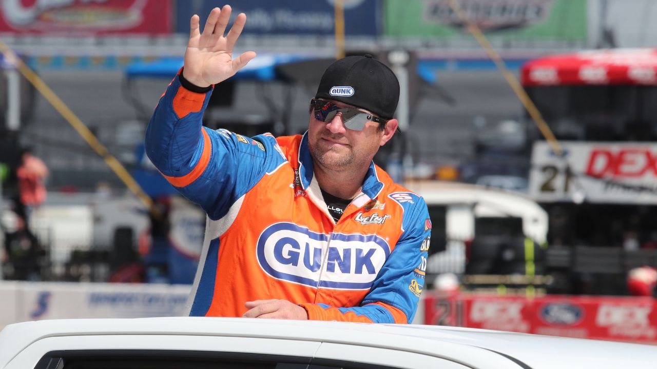 NASCAR Cup Series driver BJ McLeod (78) during driver introductions before the AutoTrader EcoPark Automotive 400 at Texas Motor Speedway.