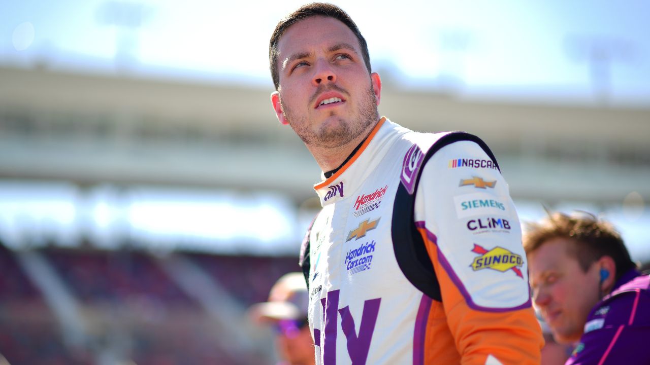 NASCAR Cup Series driver Alex Bowman (48) during qualifying for the Shrines Children’s 500 at Phoenix Raceway.