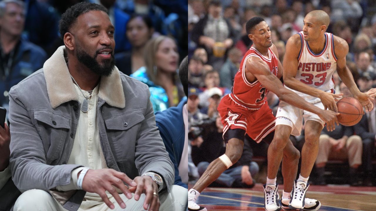 Tracy McGrady, Scottie Pippen and Grant Hill