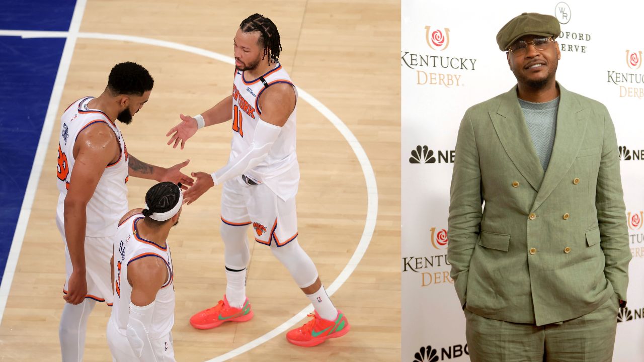 (L) Knicks (R) Carmelo Anthony