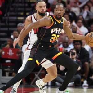Kevin Durant and Dillon Brooks"Loved for Them to Keep Dillon Brooks": Stephen A. Smith Makes a Bold Prediction for Rockets Following Kevin Durant Trade