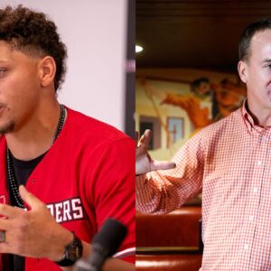 Patrick Mahomes and Peyton Manning