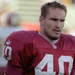 Arizona Cardinals defensive back (40) Pat Tillman during a game against the Washington Redskins at Sun Devil Stadium.