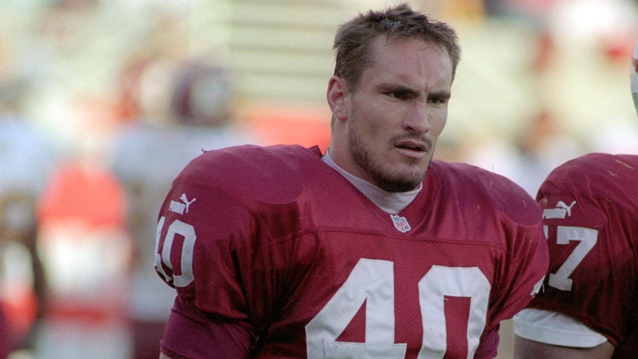 Arizona Cardinals defensive back (40) Pat Tillman during a game against the Washington Redskins at Sun Devil Stadium.