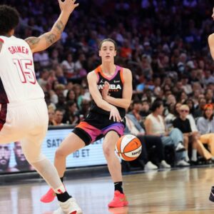 Caitlin Clark and Brittney Griner