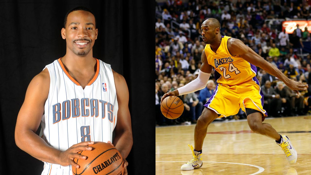 Javaris Crittenton (L), Kobe Bryant (R)