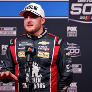 NASCAR Cup Series driver Ty Dillon (10) during Daytona 500 media day at Daytona International Speedway.