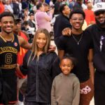 LeBron James family photo