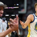 (L) Tyrese Haliburton (R) Brandin Podziemski