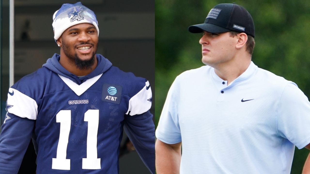 Micah Parsons (L) and Trey Hendrickson (R)