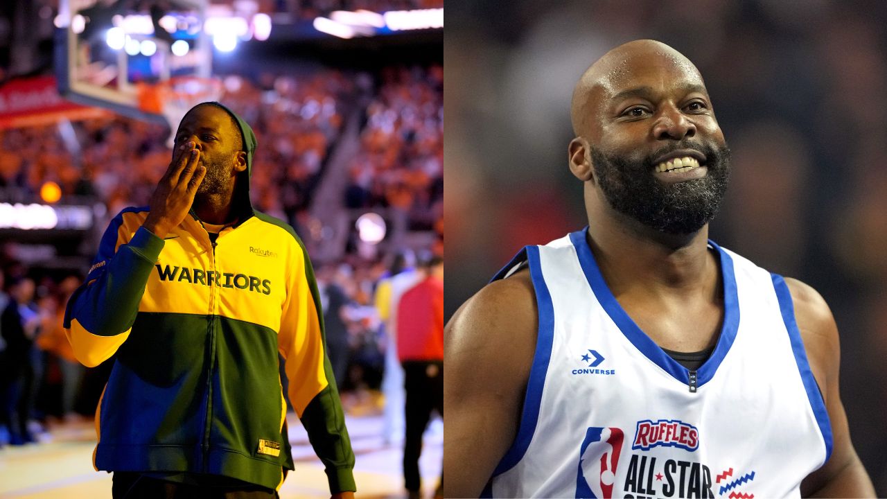 Draymond Green (L), Baron Davis (R)