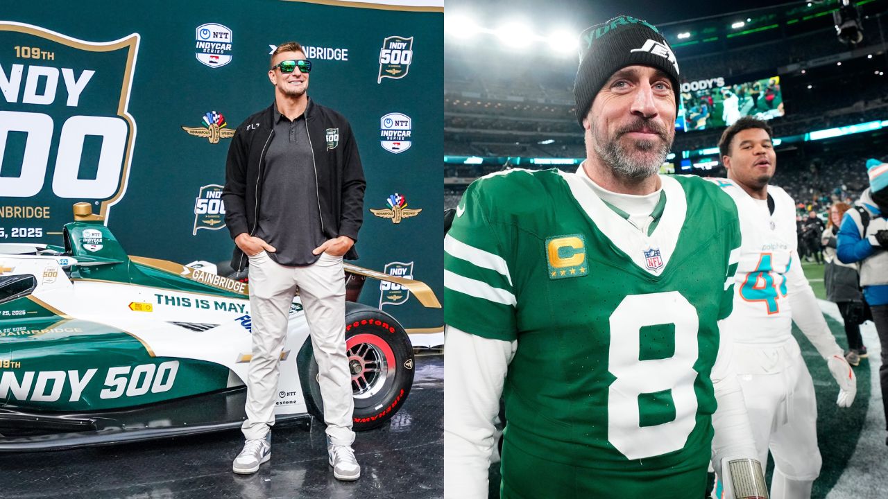 Rob Gronkowski and Aaron Rodgers