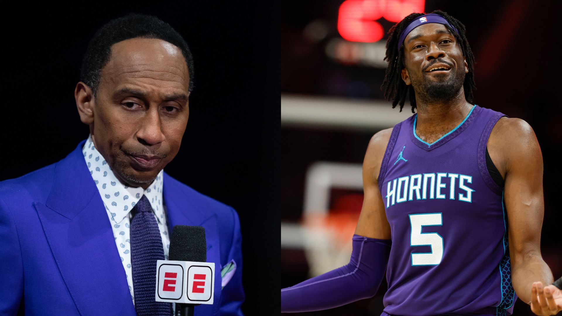 Stephen A. Smith (L) and Mark Williams (R)